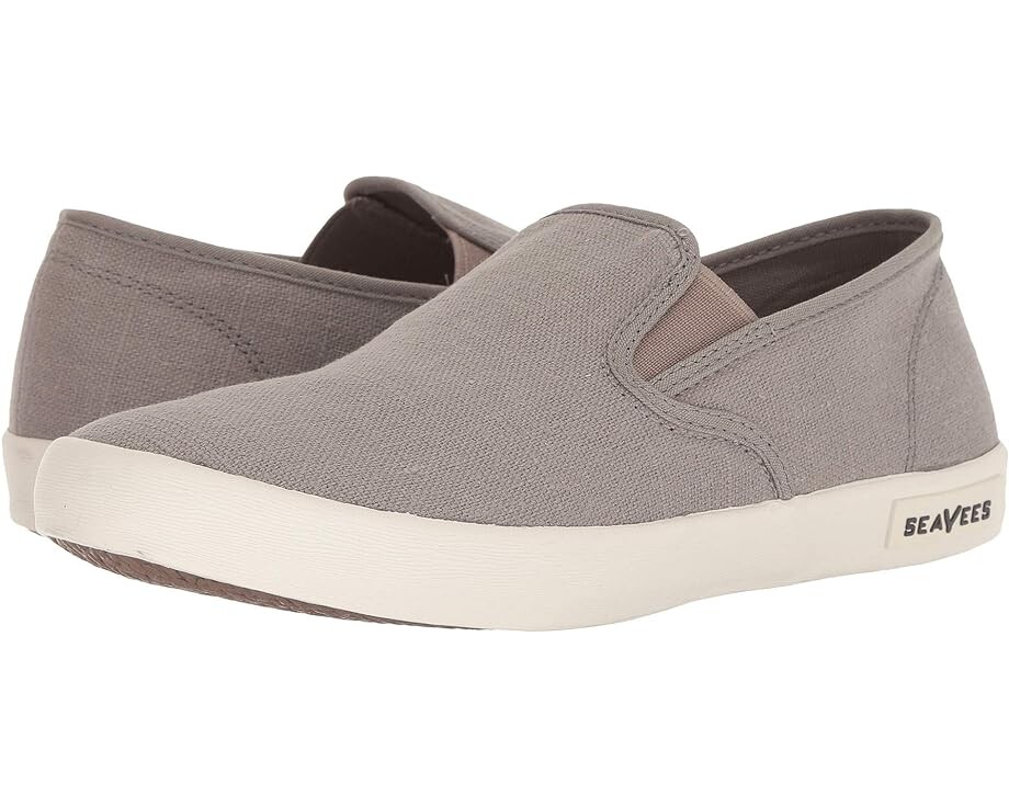 

Кроссовки SeaVees Baja Slip On Classic, цвет Tin Grey Vintage Wash Linen