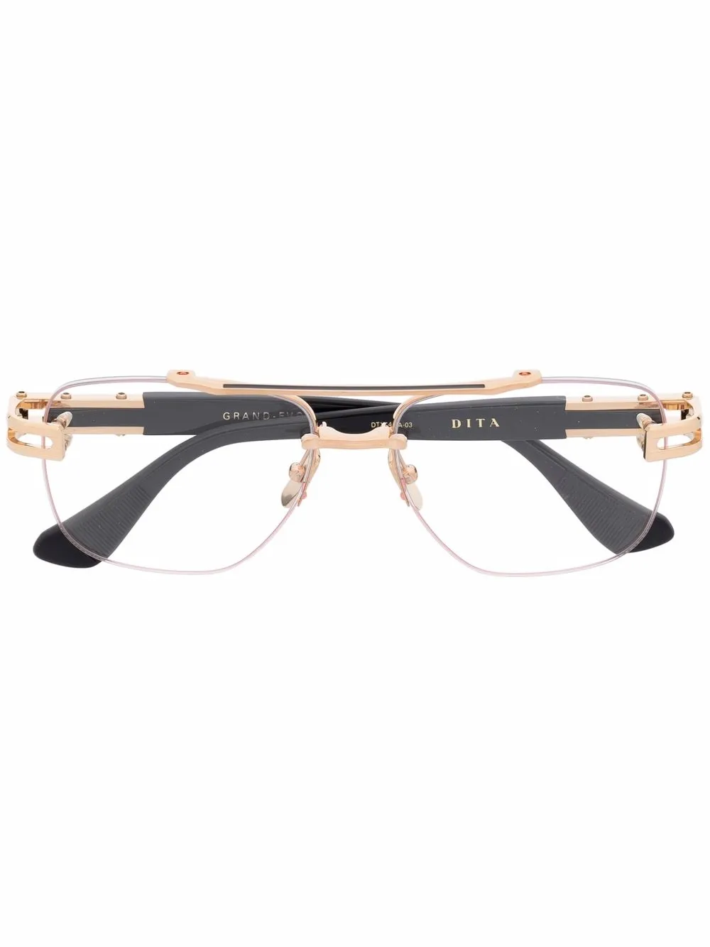 

Солнцезащитные очки-пилоты Dita Eyewear, розовый