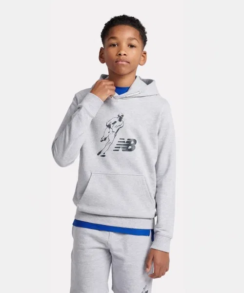 Детская толстовка New Balance Ohtani Signature Collection, серый