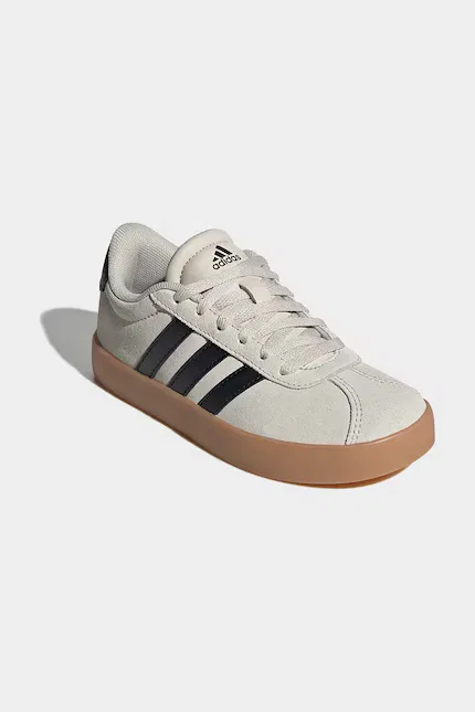 Кроссовки детские VL COURT 3.0 Adidas, бежевый — фото 2