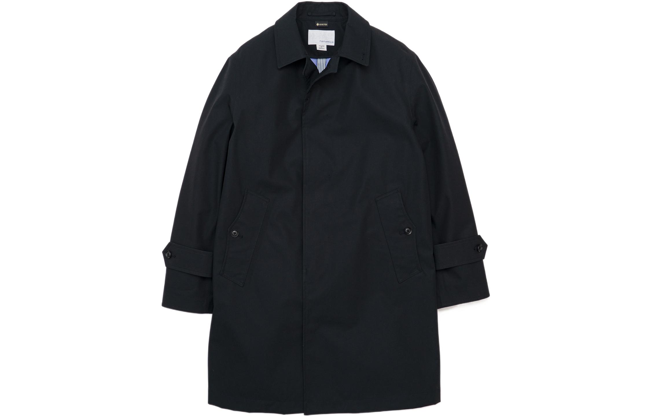 

Тренчкот мужские с лацканом Moderate Nanamica, черный