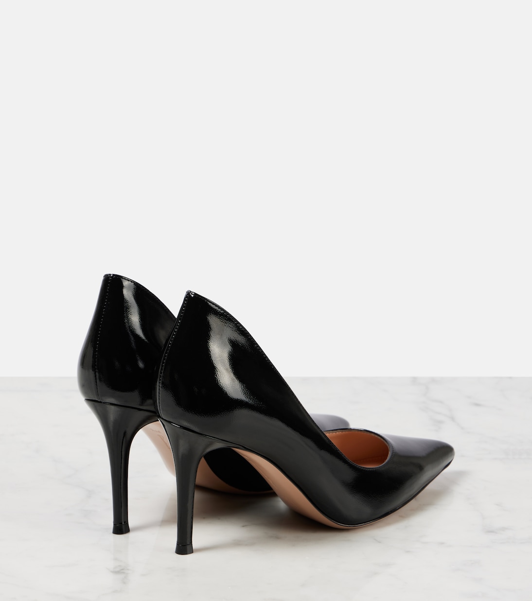 Туфли-лодочки Ellipsis 85 из лакированной кожи Gianvito Rossi, черный — фото 2