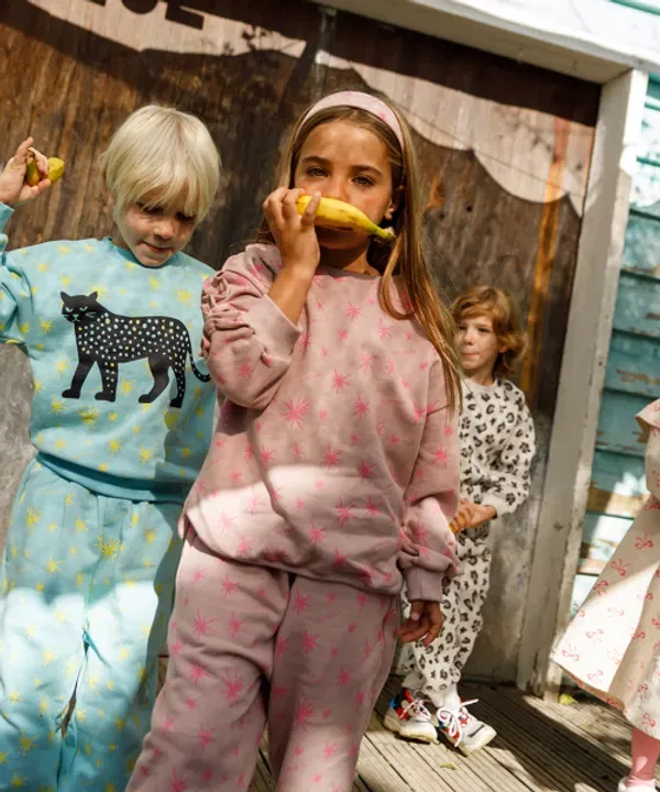 Свитшот с кружевной отделкой, Matilda N Y, коричневый
