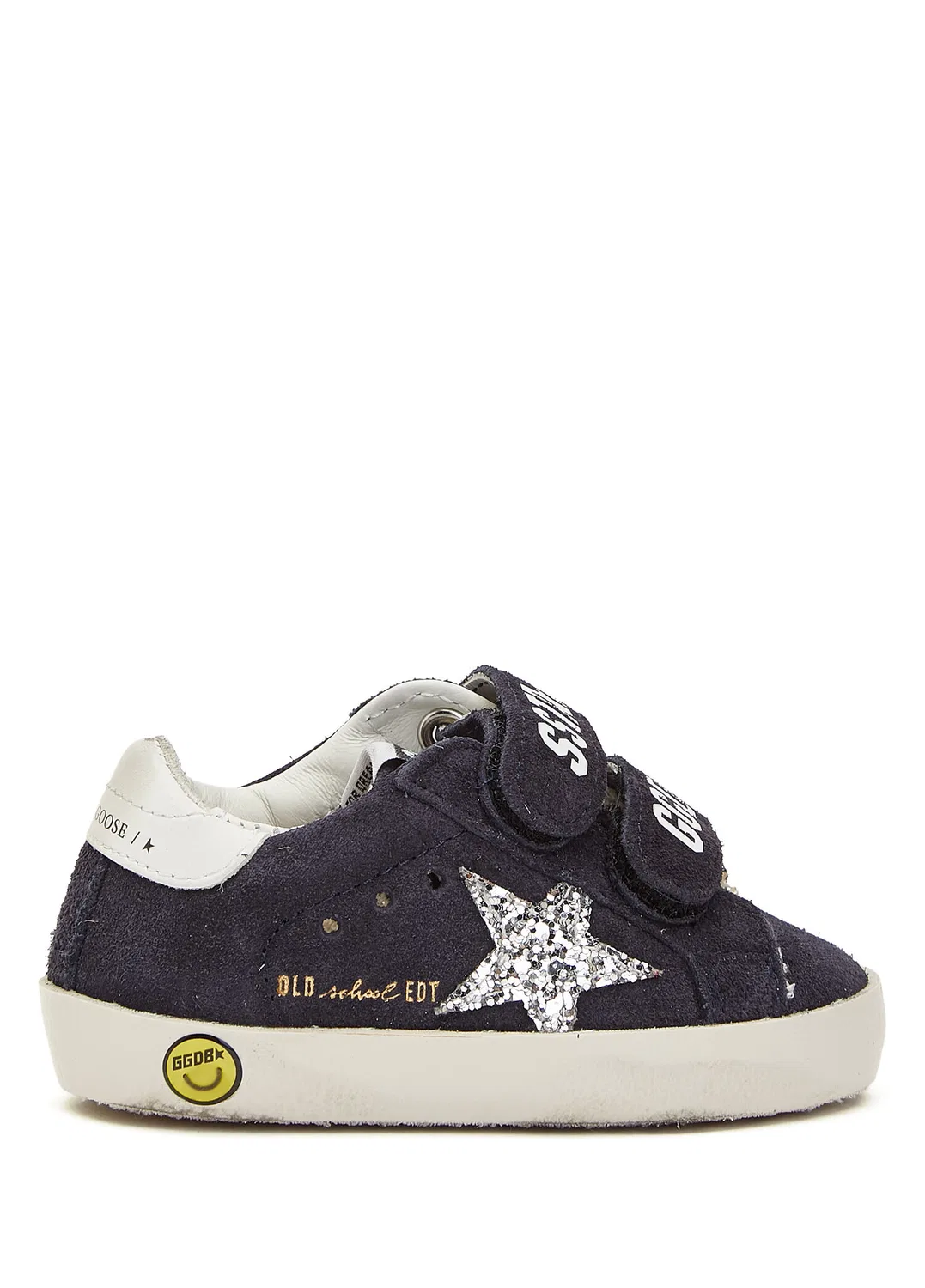 Кроссовки Golden Goose Old School, черный-серебристый