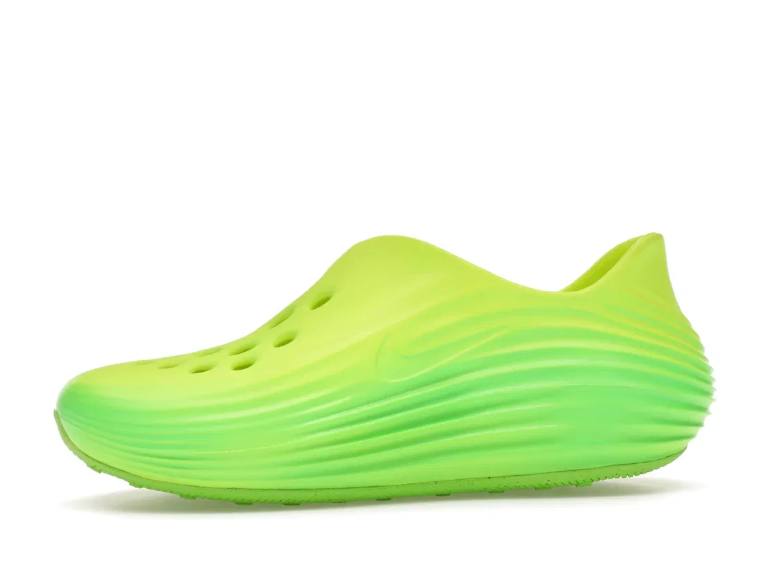 Детские кроссовки-мокасины без шнурков Nike ReactX Rejuven8, Green Strike/Black-Volt — фото 3