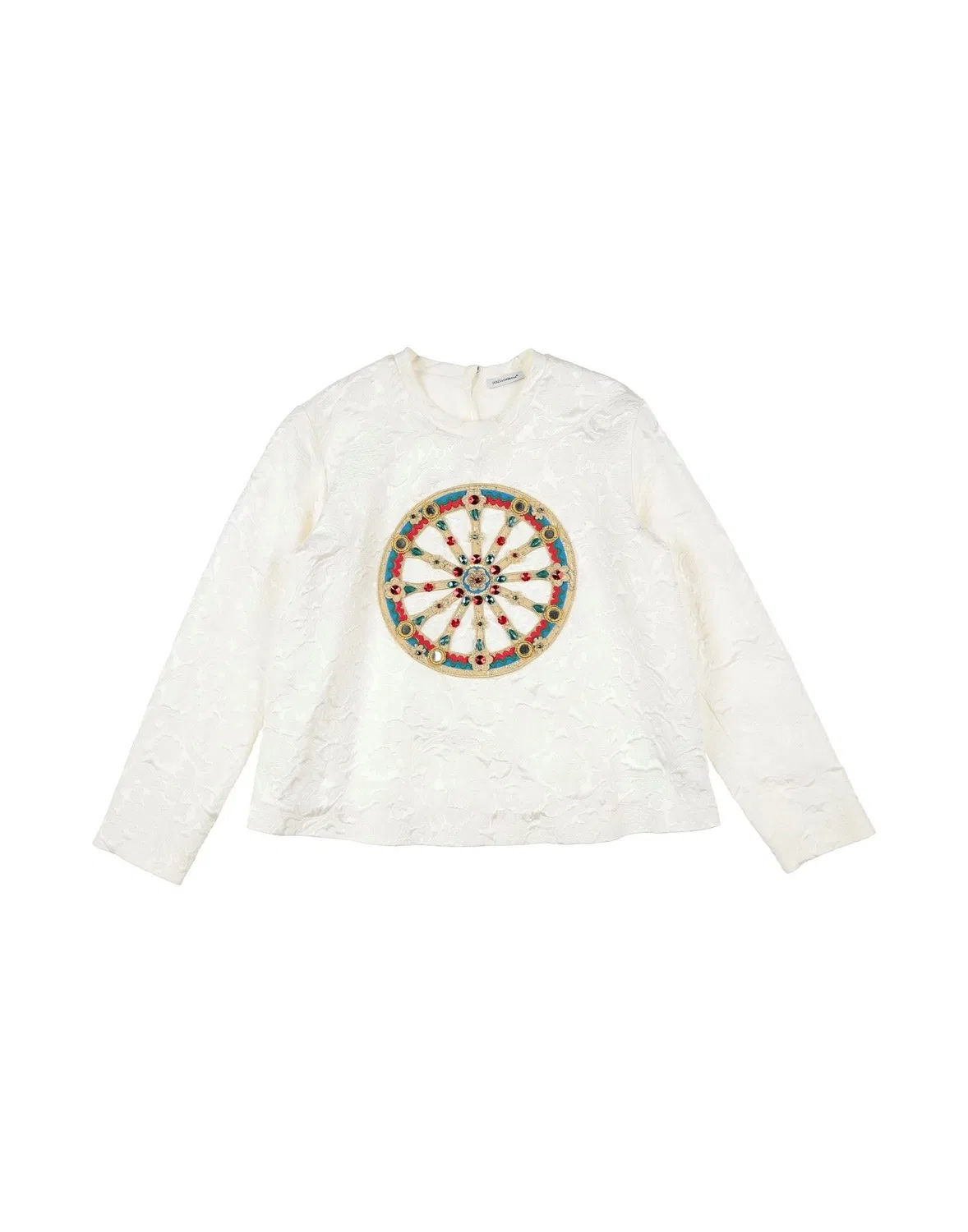 Блуза с жаккардом Dolce&Gabbana, белый