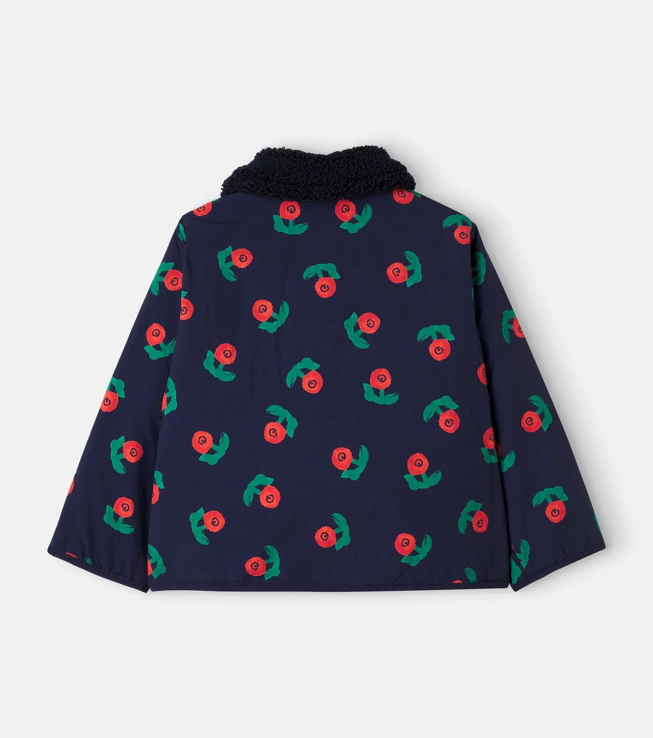 Легкая куртка двусторонняя с принтом Stamp Bloom Bobo Choses, фиолетовый — фото 2
