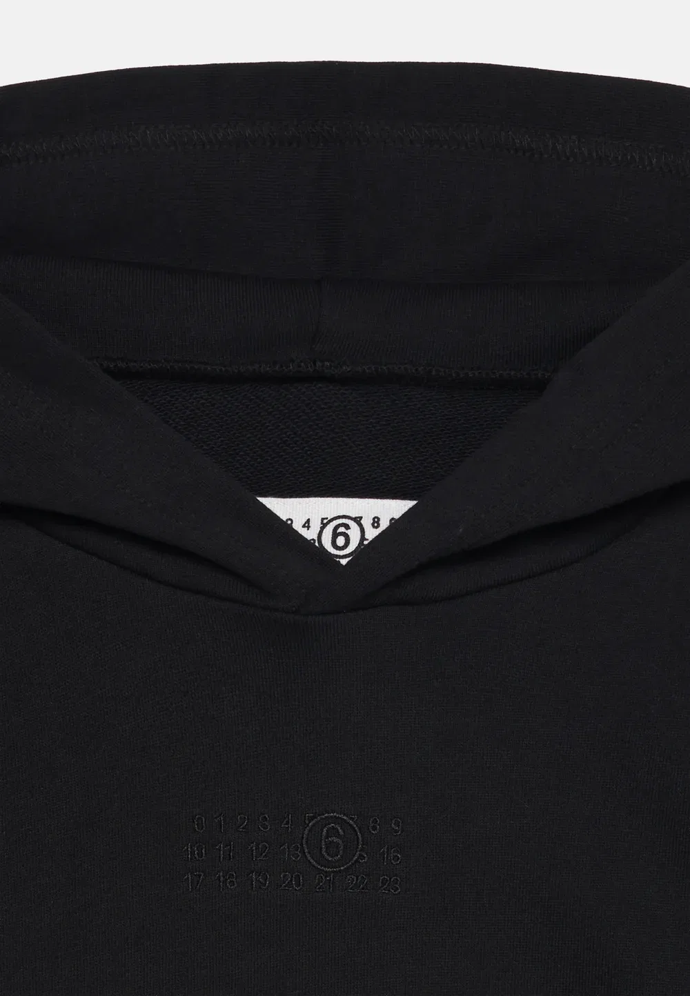 Худи унисекс Mm6 Maison Margiela, Dark-Blue Denim/Black — фото 3