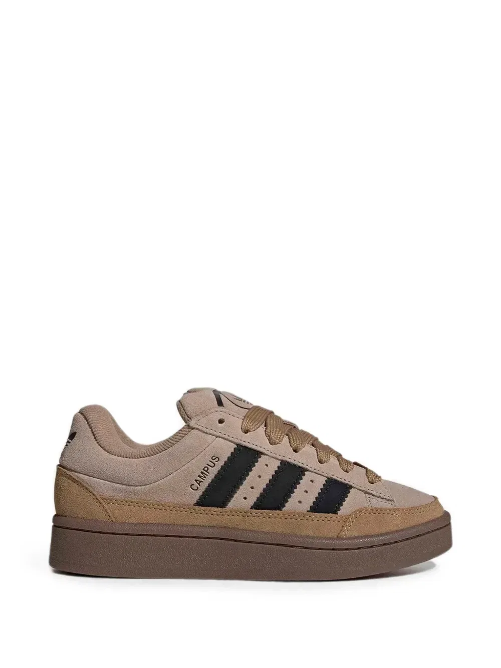 Кроссовки Campus с логотипом Adidas Kids, бежевый — фото 2