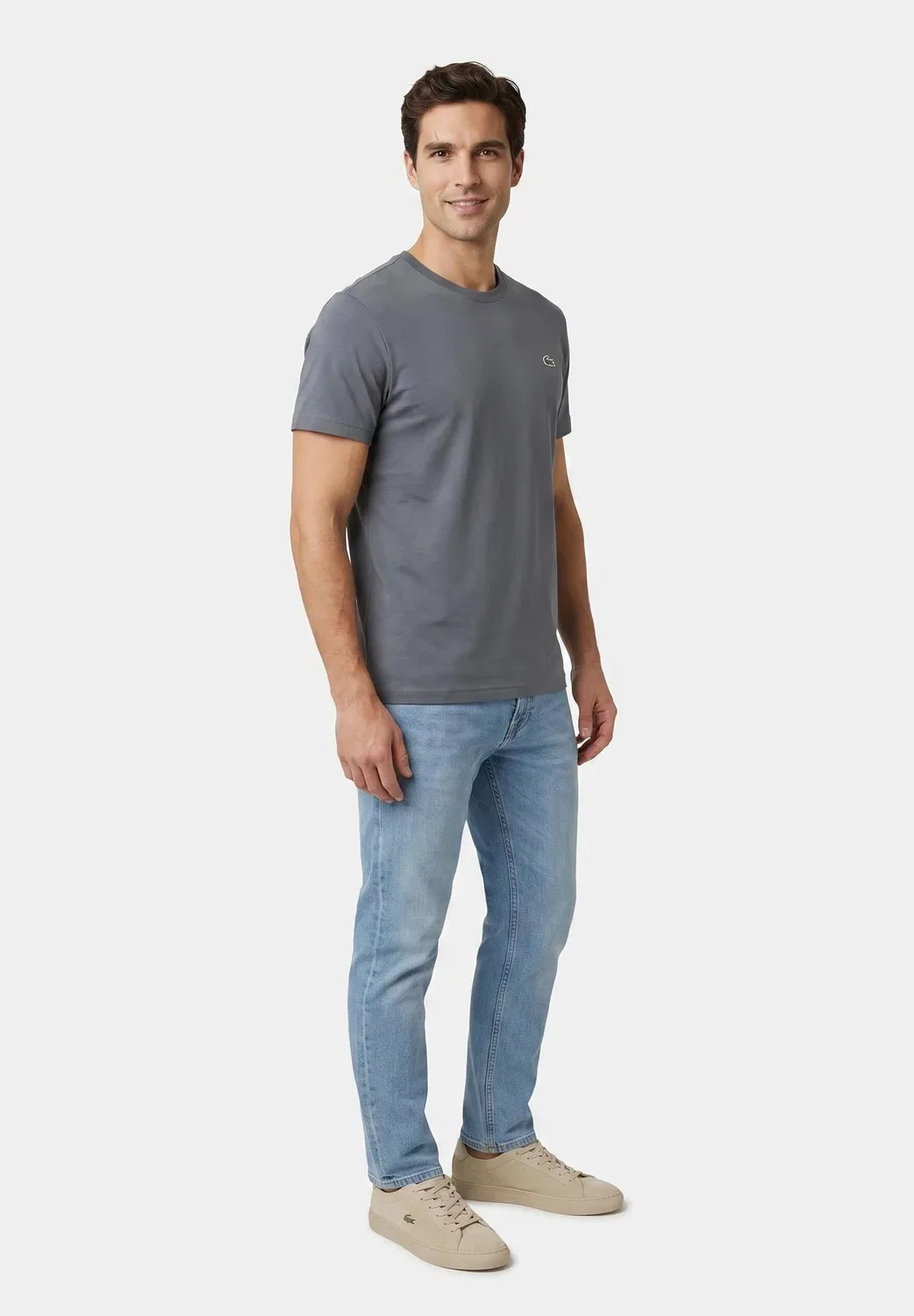 Th6602 - футболка с принтом Lacoste, Gris — фото 2