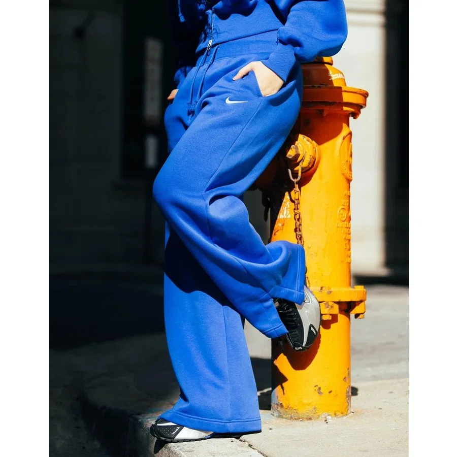 Спортивные брюки с высоким поясом Phoenix Fleece Nike, Сиреневый