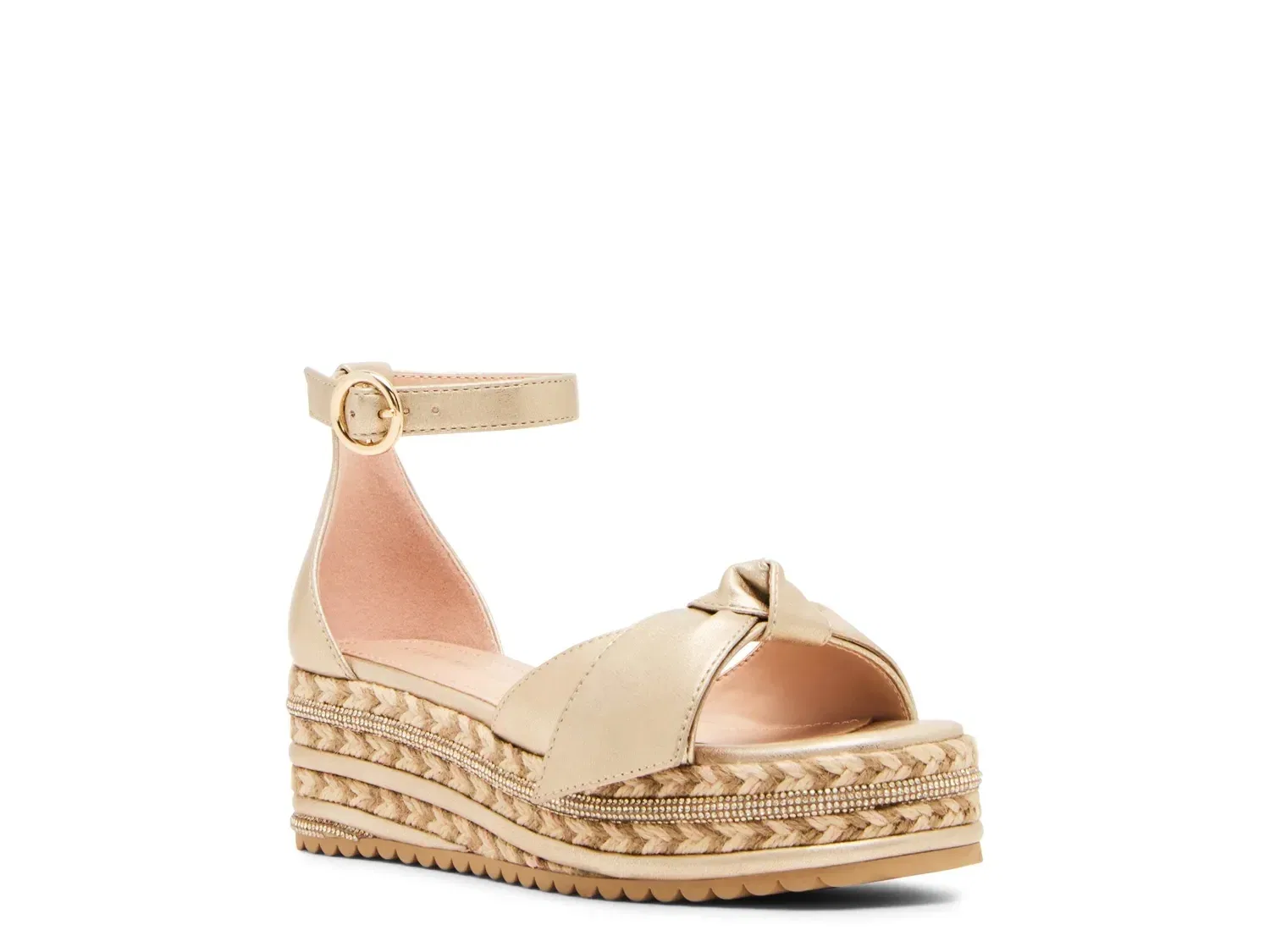 Сандалии-эспадрильи Lucille, Steve Madden, золотой металлик