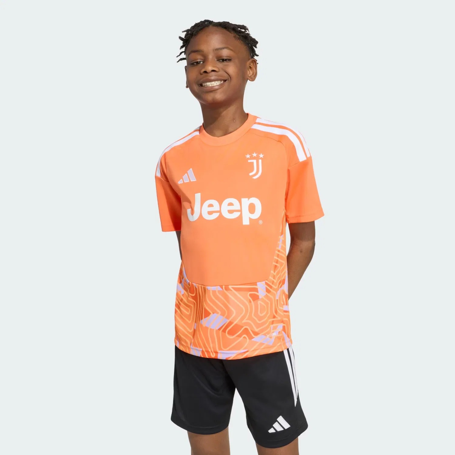 Футболка Adidas Performance Shirt Ювентус Турин 26/27 оранжевого и персикового цвета — фото 3