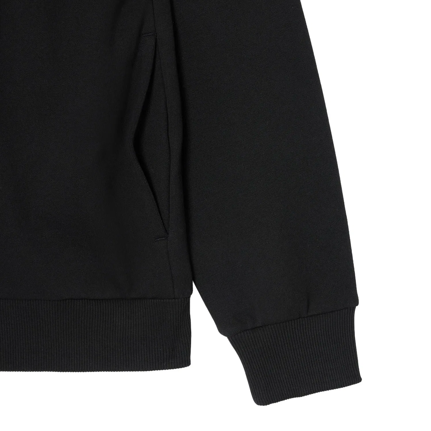 Мужская базовая толстовка на молнии Lacoste, Black — фото 3