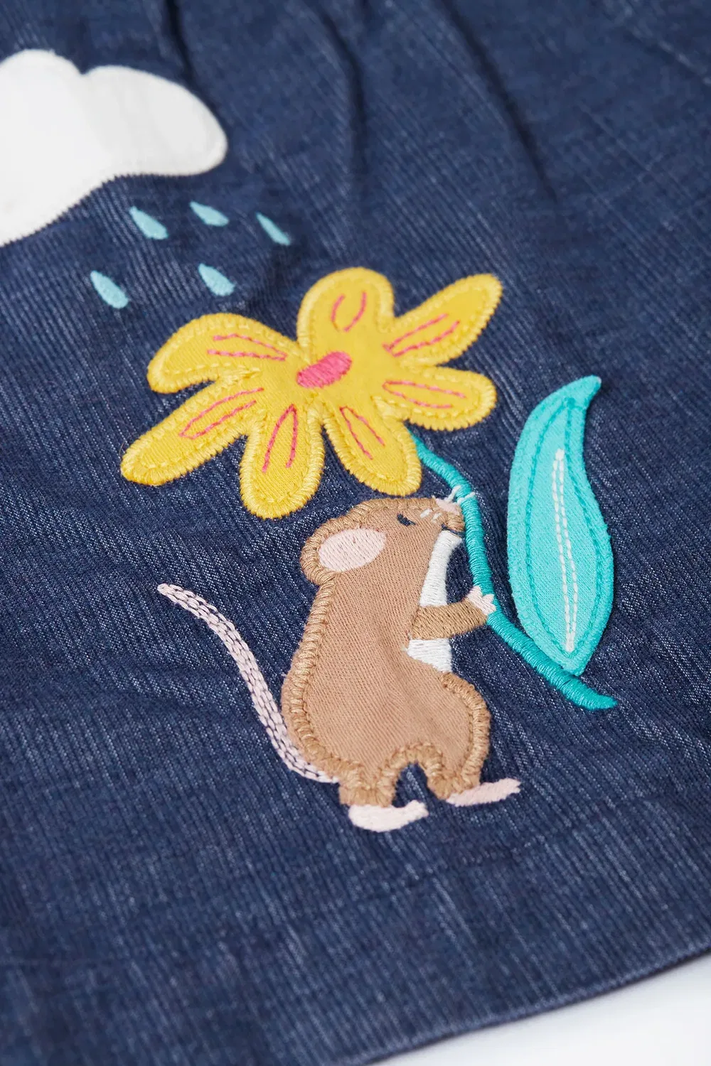 Платье из вельвета Mary Frugi, Navy — фото 3