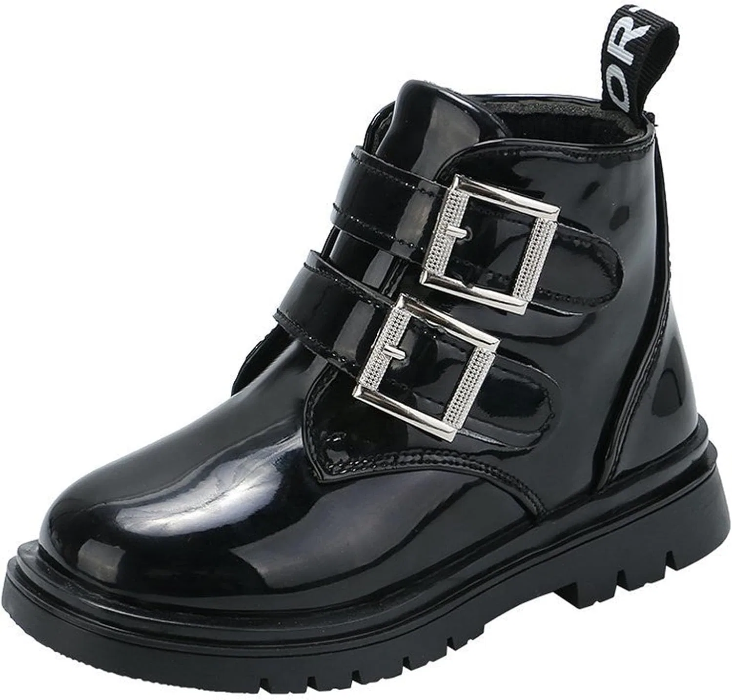 Детские зимние ботинки для девочек с боковой молнией Snow Boots SHOPESSA, Black