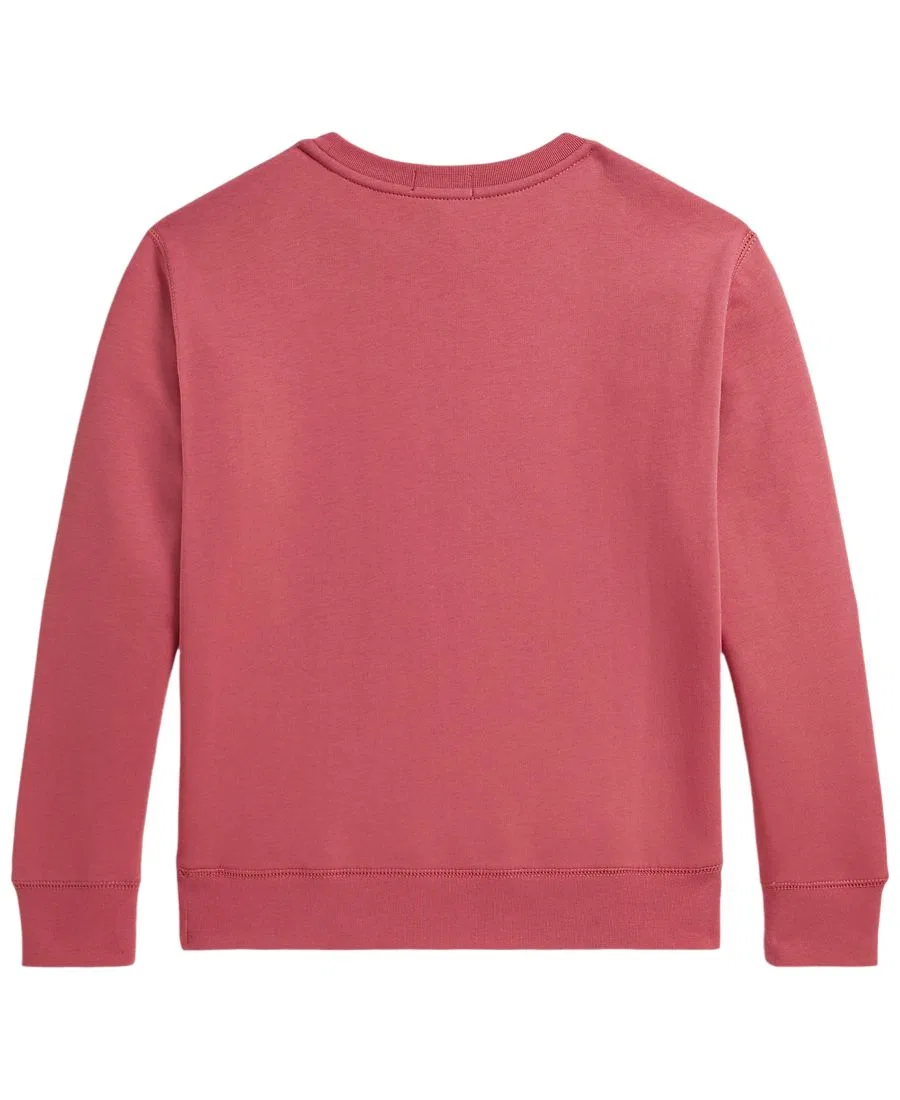 Свитшот для мальчиков с принтом Polo Bear Polo Ralph Lauren, Adirondack Berry — фото 2