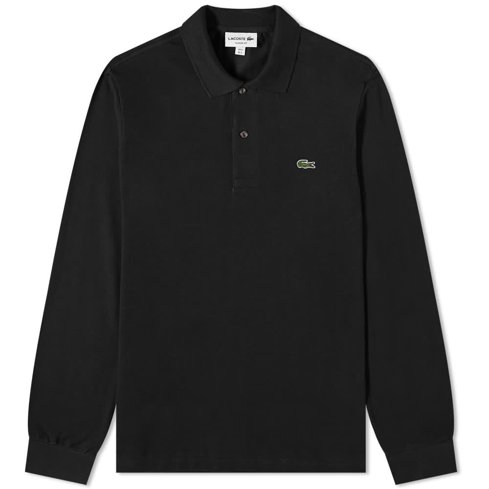 

Футболка Lacoste Long Sleeve Classic Polo, Черный, Футболка Lacoste Long Sleeve Classic Polo