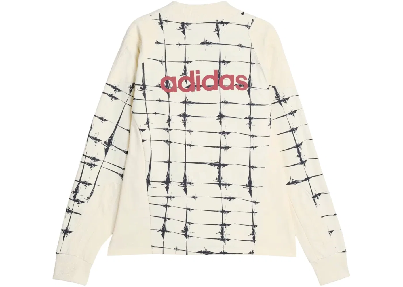 Мужская футболка с длинным рукавом Adidas x Thug Club Goalie L/S T-shirt, White — фото 2