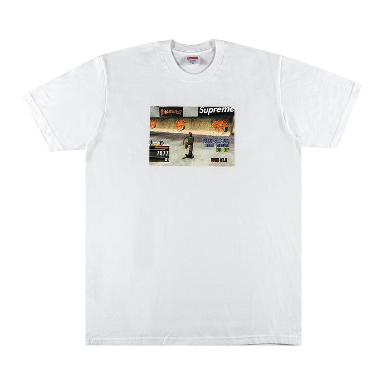 

Футболка Supreme x Thrasher Game Tee 'White', белый