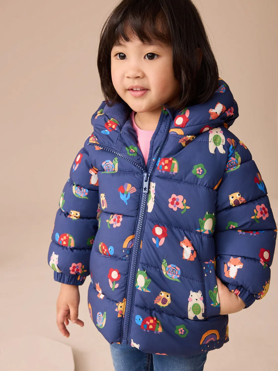 Куртка утепленная с капюшоном, модель Navy Character Next, Navy Character