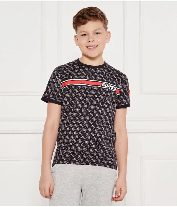 Детская футболка с круглым вырезом Guess Active, черный