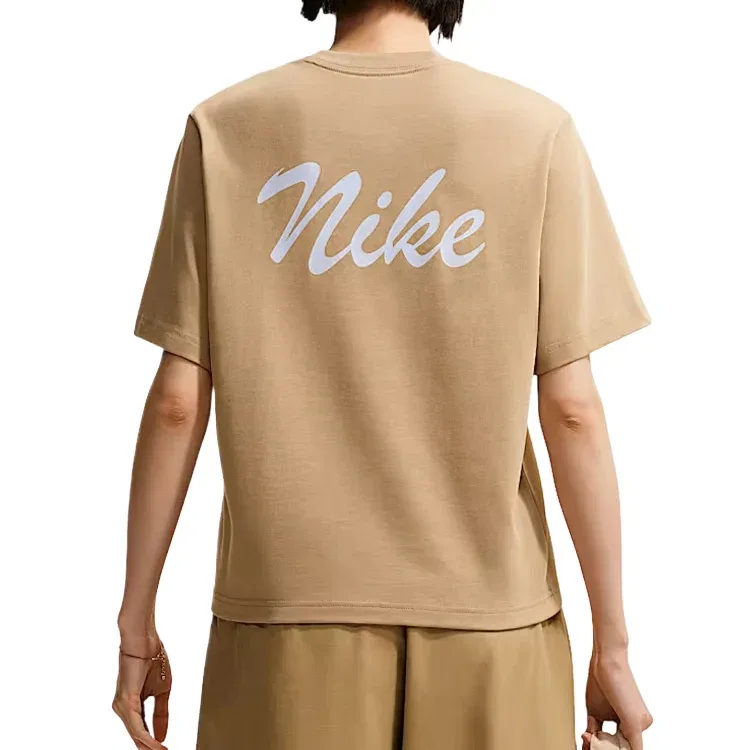Женская футболка Sportswear T-Shirt 'Brown' Nike, коричневый — фото 2