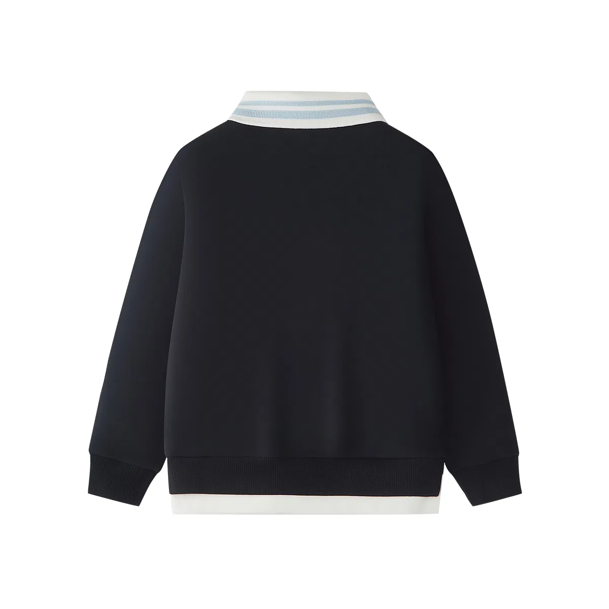 Детский свитшот с поло-воротником FILA KIDS, Royal Blue — фото 3