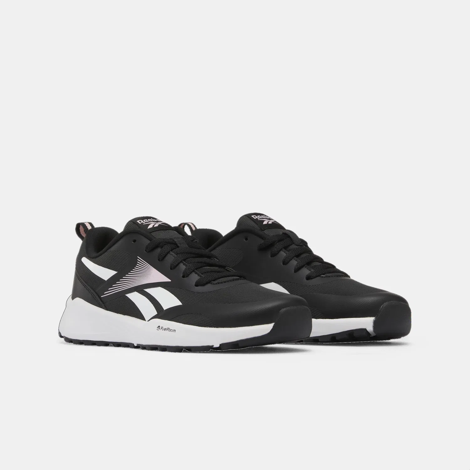 Детские кроссовки для девочек с шнуровкой Energen Run Reebok, Black Frostedberry Grey6 — фото 4