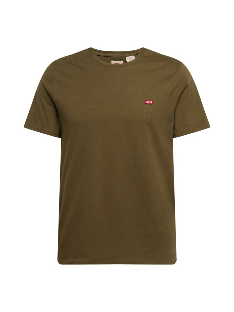 Рубашка LEVI'S 'SS Original HM Tee' оливкового цвета