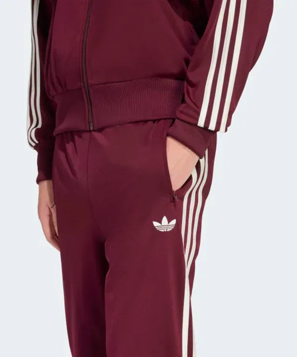 Тренировочные штаны Firebird Track, Adidas, марун/белый — фото 3
