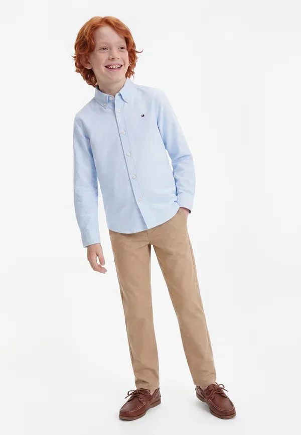 Рубашка хлопковая Flag shirt Tommy Hilfiger, Calm Blue, синий