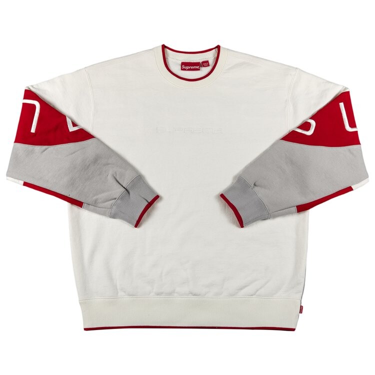 

Толстовка Supreme Stretch Crewneck 'White', белый