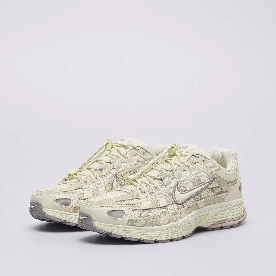 Кроссовки повседневные с шнуровкой P-6000 Premium Sportswear Nike, Бело-кремовый — фото 4