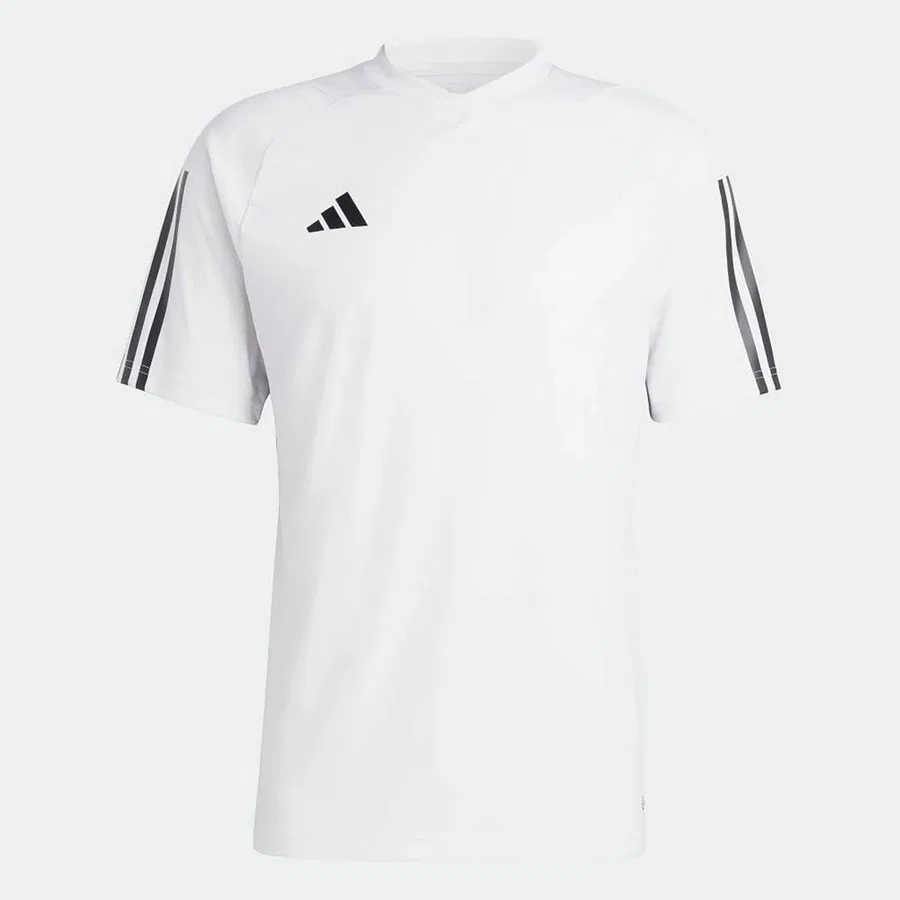 Футболка спортивная с коротким рукавом TIRO23 C Jsy adidas, Бело-черный — фото 4