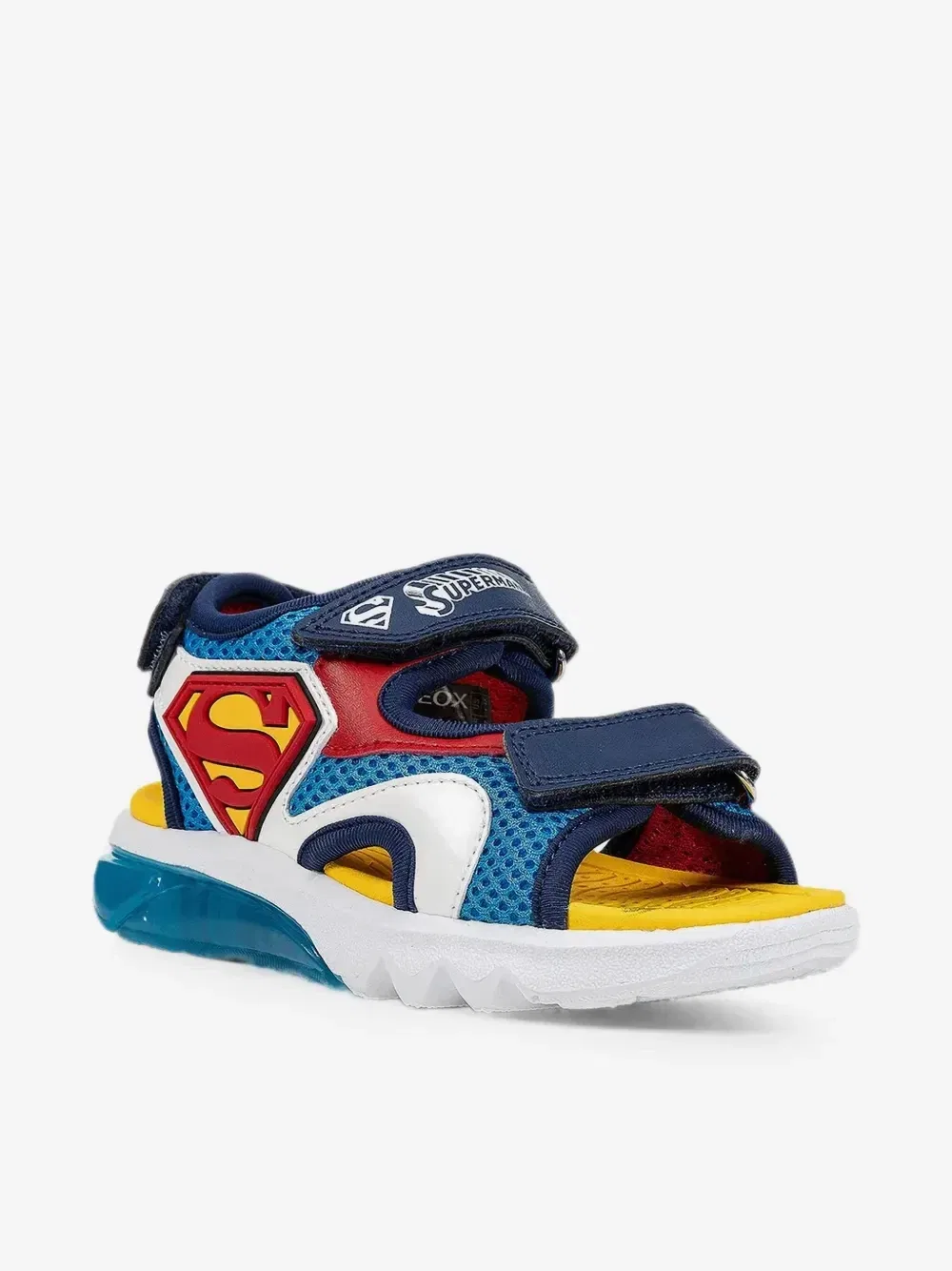 Светящиеся сандалии X DC Superman Geox Kids, синий