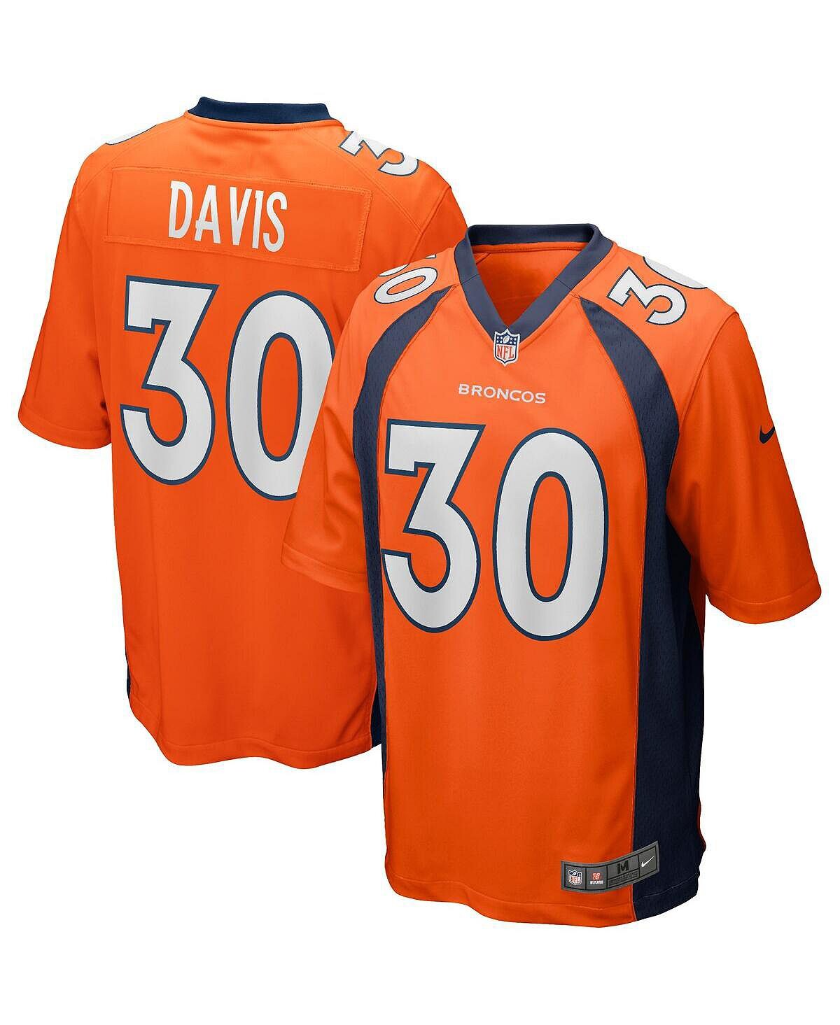 

Мужская футболка terrell davis orange denver broncos game для пенсионеров Nike