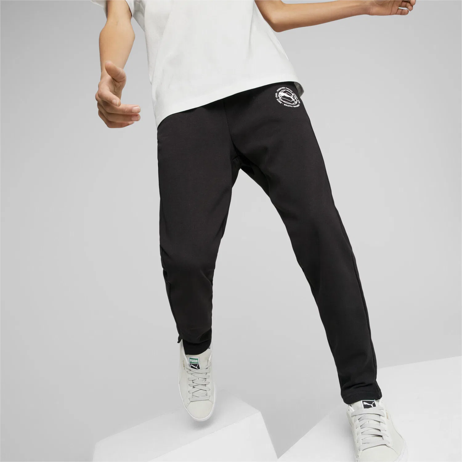Спортивные штаны для подростков с регулируемой посадкой Active Sports Puma, Schwarz — фото 2