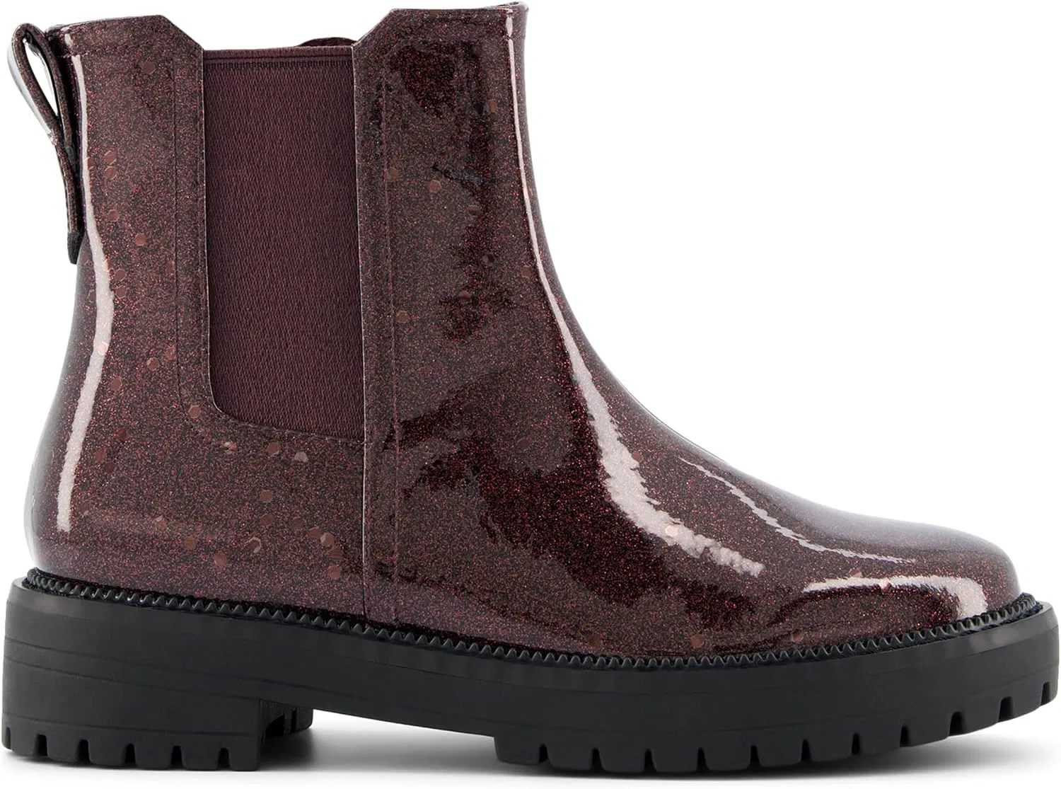 Детские ботинки для девочек TOMS, Blackberry Confetti Coated Glitter