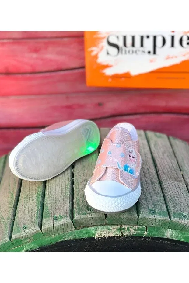 Детские повседневные кеды с принтом Surpie Shoes, Powder — фото 2
