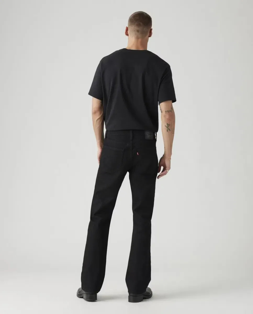 Мужские джинсы slim с моделью 527 Slim Boot Cut Levi's, Negro — фото 3