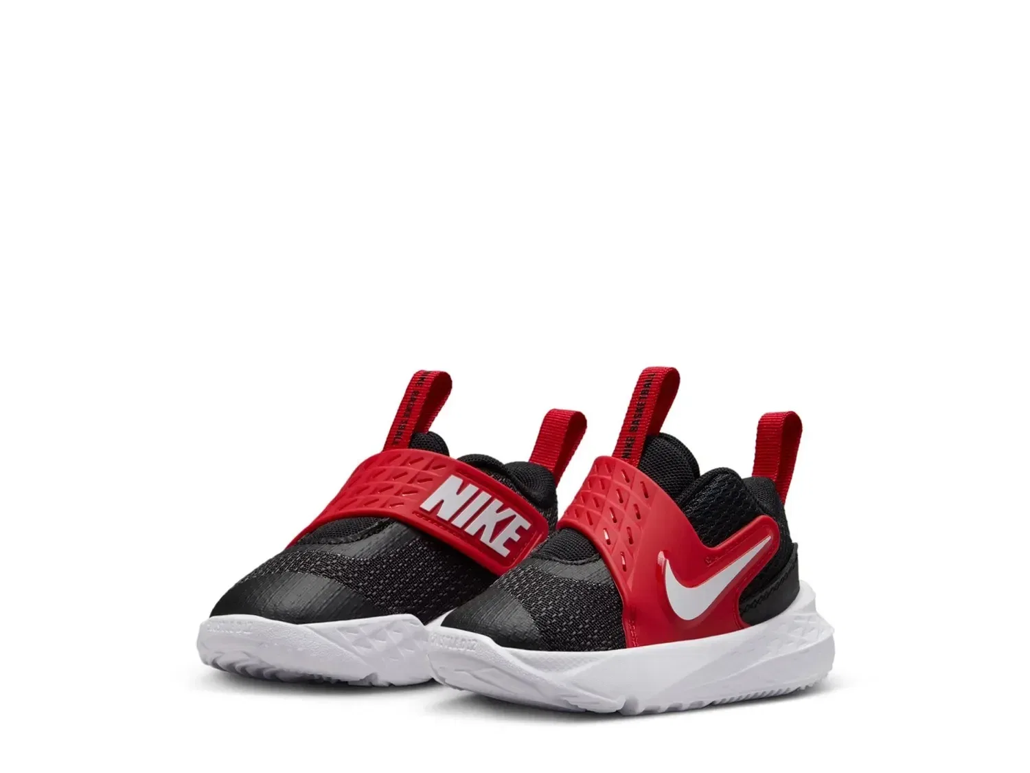Кроссовки детские Team Hustle D 12 Nike, черно-белые — фото 3