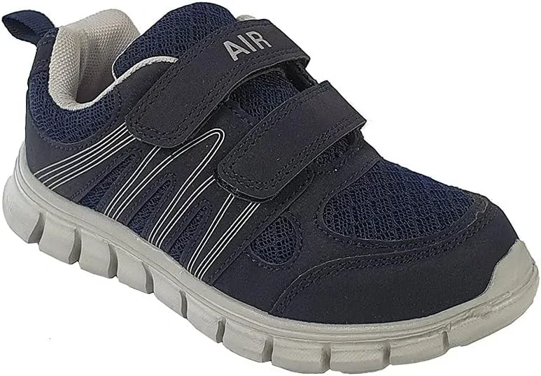 Детские кроссовки для девочек с липучкой Air Sprint Dek, Black/Fuchsia — фото 4