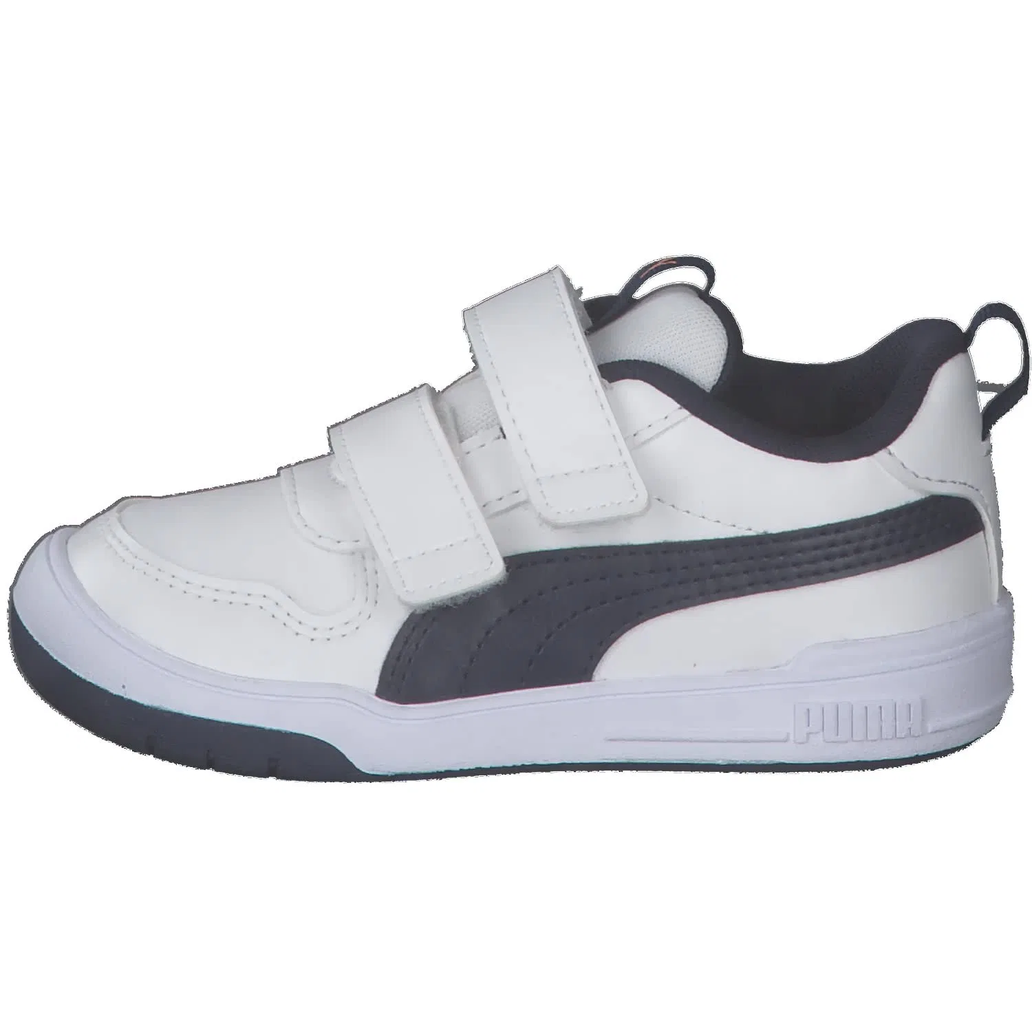 Детские кроссовки для мальчиков с закрытой пяткой PUMA Multiflex SL V PS PUMA White Peacoat — фото 2