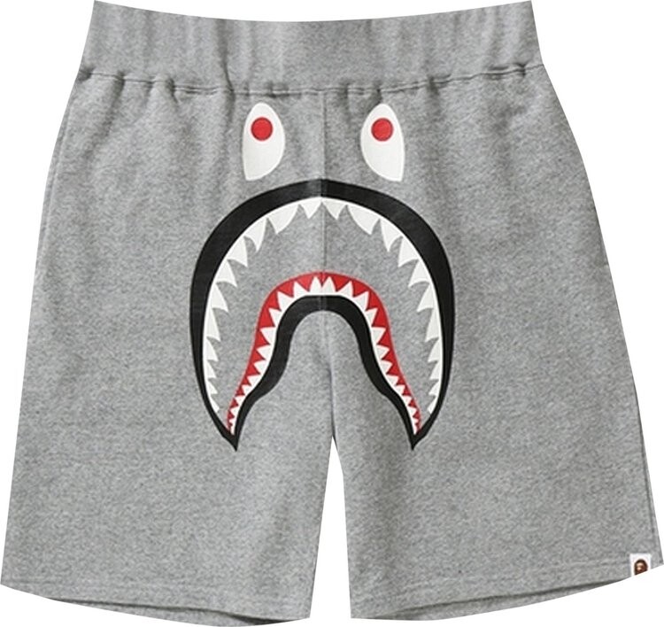 

Спортивные шорты BAPE Shark Sweatshorts 'Grey', серый