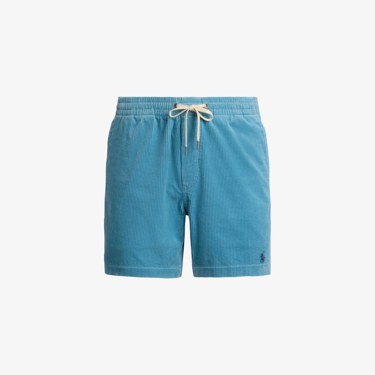 Хлопковые вельветовые шорты с вышитым логотипом Prepsters Polo Ralph Lauren, синий