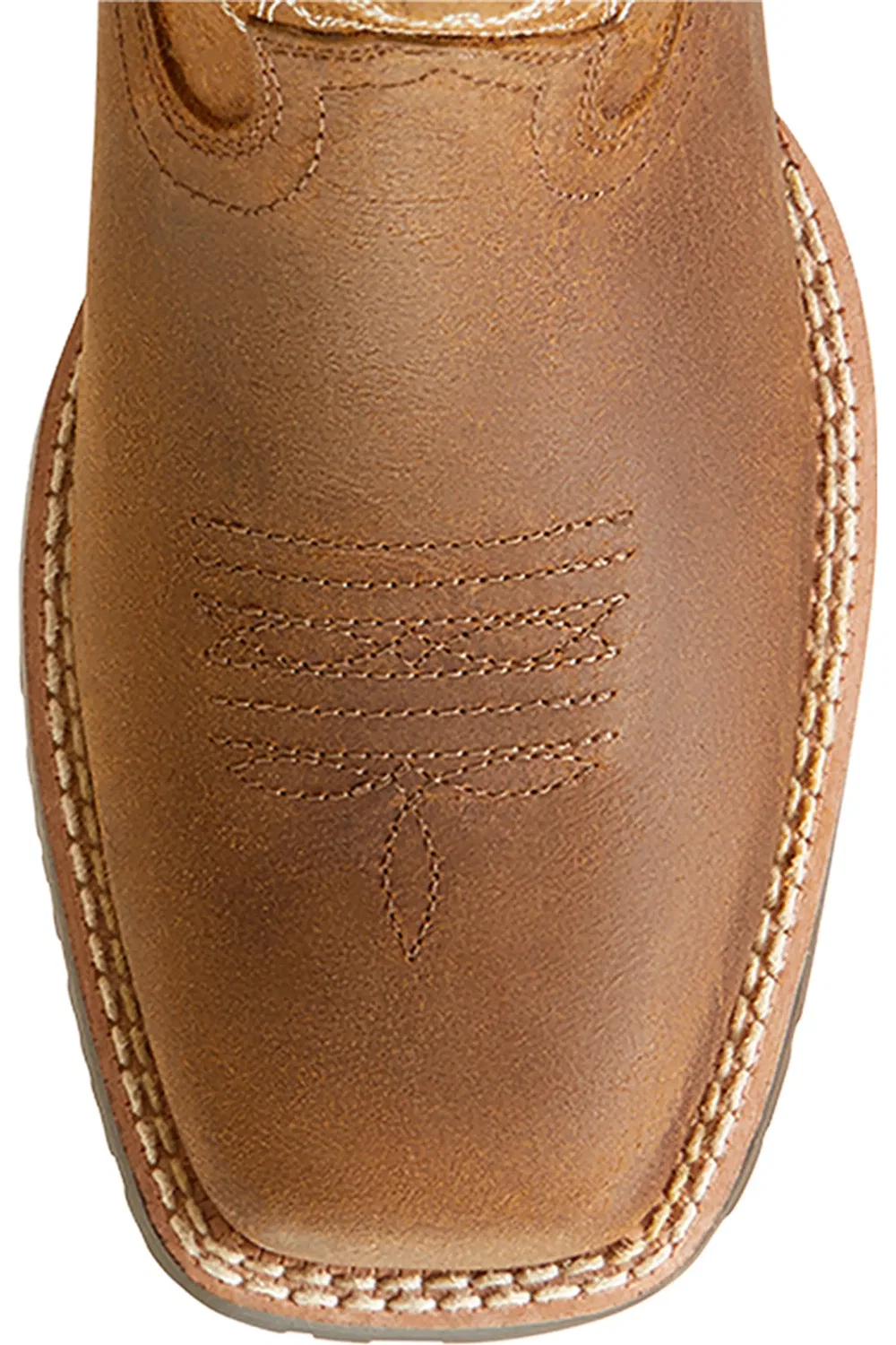 Детские ковбойские сапоги Hybrid Rancher на квадратном носке Ariat, Distressed Tan — фото 3