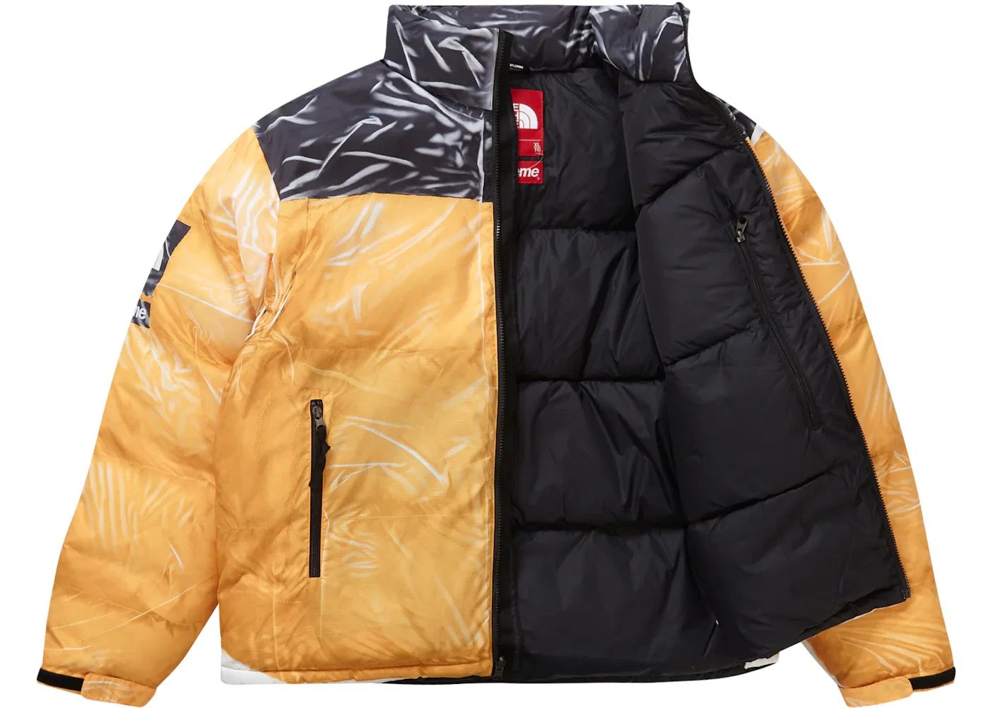 Мужская куртка с принтом Trompe Loeil Supreme The North Face, Yellow — фото 2