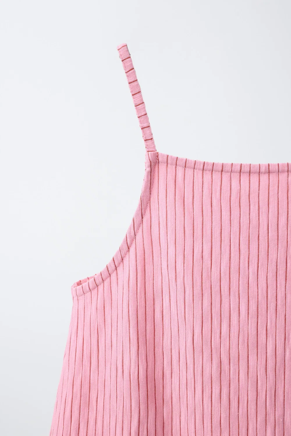 ПЛАТЬЕ В ПОЛОСКУ ZARA, Bubble Gum — фото 3