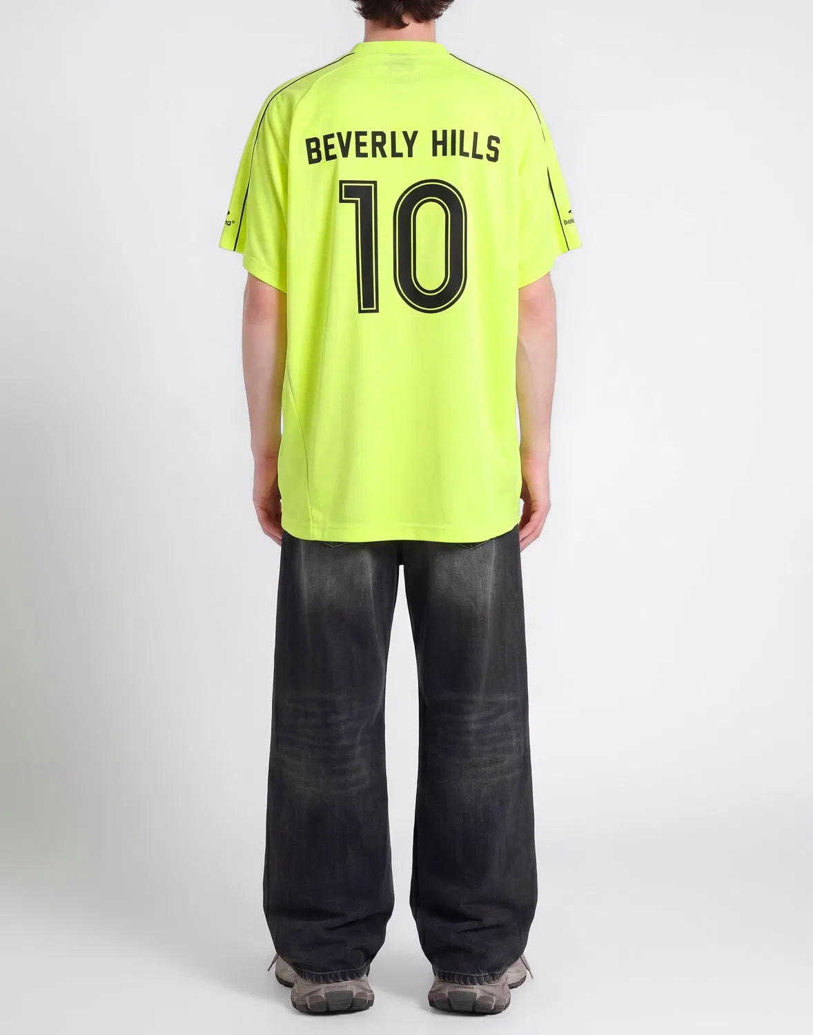 Мужская футболка с логотипом Athletic T-Shirt Balenciaga, желтый — фото 3